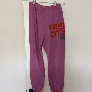 Freecity Purple Sweatpants Size Small
